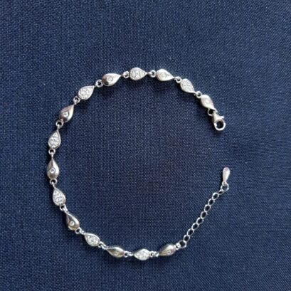 CZ silver bracelet