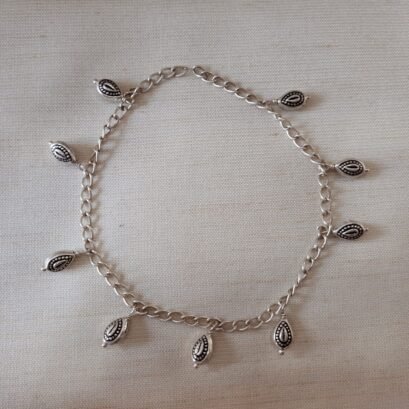 Charms Silver Anklet