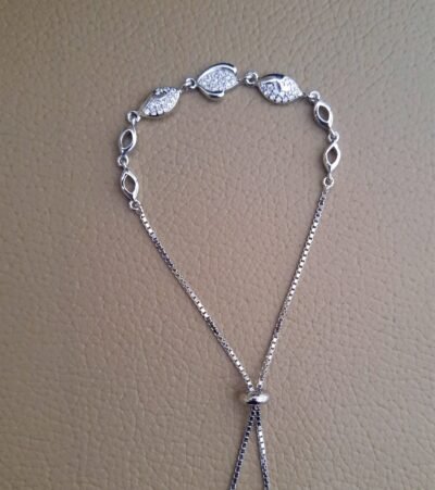 CZ silver bracelet