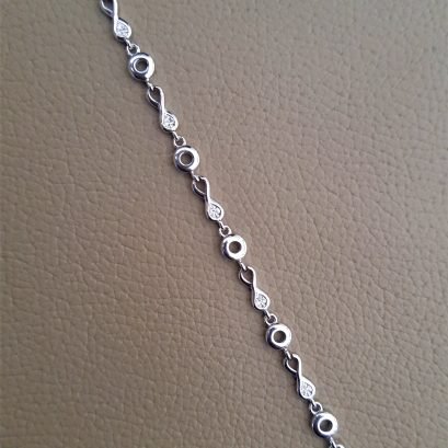 Infinity silver bracelet