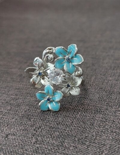 Floral Firoza ring