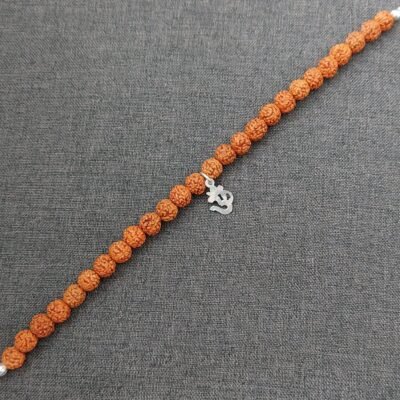 Om charms rudraksha bracelet