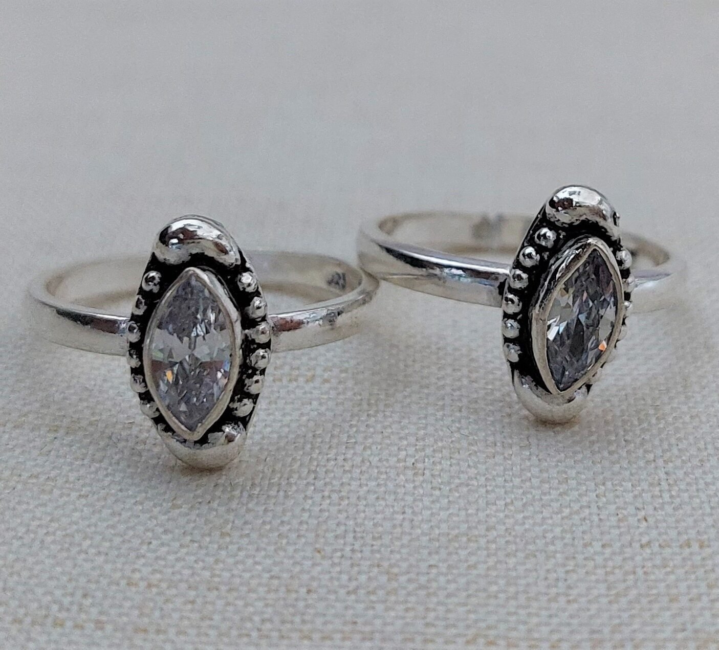 silver toe rings online