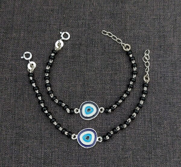 Evil Eye Bracelet in Sterling Silver Evil Eye Bracelet | Mens bracelet  silver, Evil eye jewelry, Evil eye bracelet