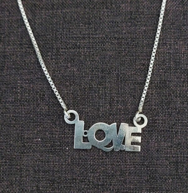 do all things with love script necklace – D'ore Jewelry