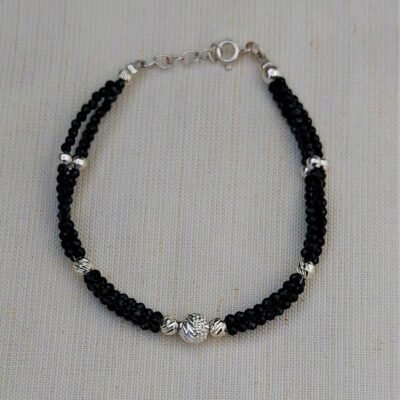 Black thread  Silver Hand Mangalsutra/Nazariya