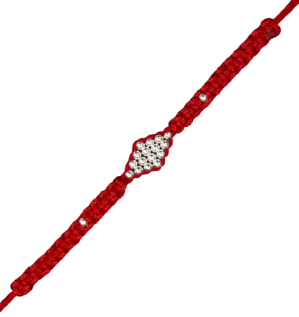 Premium silver rakhi for brother – Pure silver with detailed craftsmanship