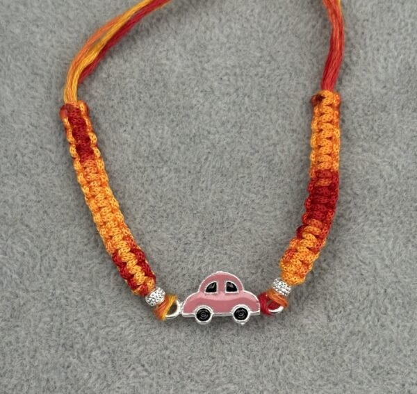 Premium silver rakhi for brother – Pure silver with detailed craftsmanship