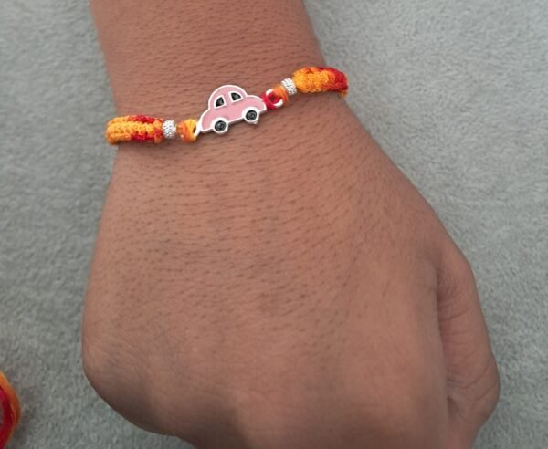 Premium silver rakhi for brother – Pure silver with detailed craftsmanship