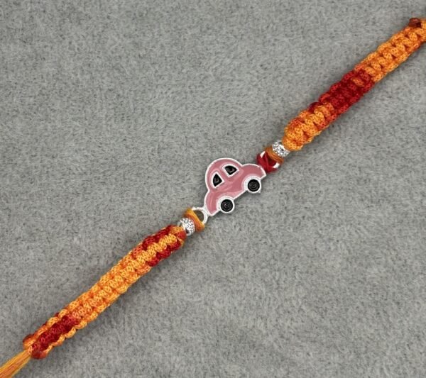 Premium silver rakhi for brother – Pure silver with detailed craftsmanship