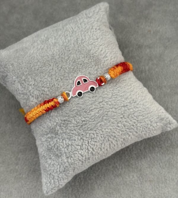 Premium silver rakhi for brother – Pure silver with detailed craftsmanship