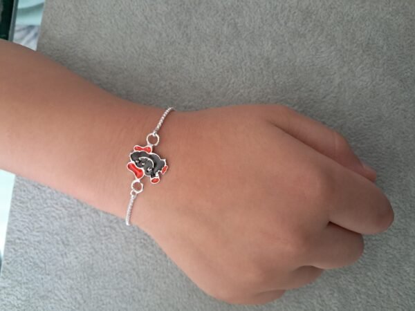 Premium silver rakhi for brother – Pure silver with detailed craftsmanship