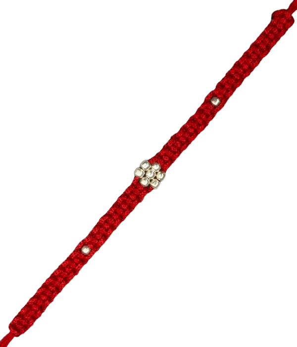 Premium silver rakhi for brother – Pure silver with detailed craftsmanship
