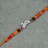 Premium silver rakhi for brother – Pure silver with detailed craftsmanship