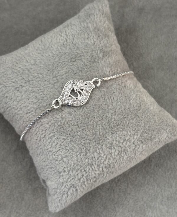Premium silver rakhi for brother – Pure silver with detailed craftsmanship