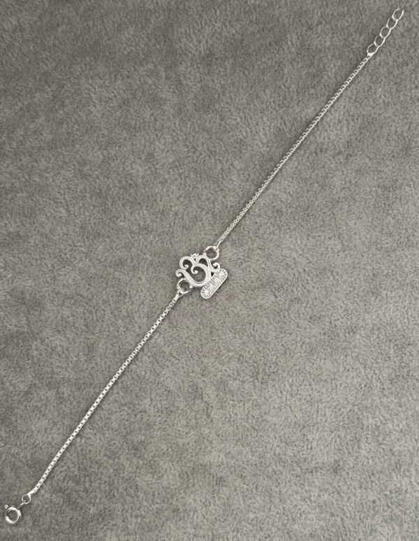 Premium silver rakhi for brother – Pure silver with detailed craftsmanship