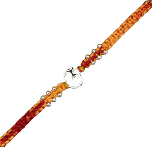 Premium silver rakhi for brother – Pure silver with detailed craftsmanship