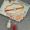 Premium silver rakhi for brother – Pure silver with detailed craftsmanship
