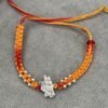 Premium silver rakhi for brother – Pure silver with detailed craftsmanship
