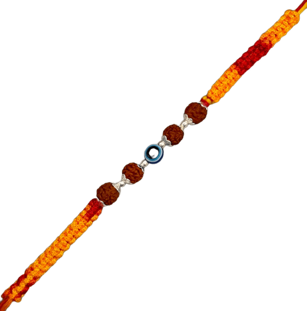 Premium silver rakhi for brother – Pure silver with detailed craftsmanship