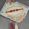 Premium silver rakhi for brother – Pure silver with detailed craftsmanship