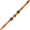 Premium silver rakhi for brother – Pure silver with detailed craftsmanship