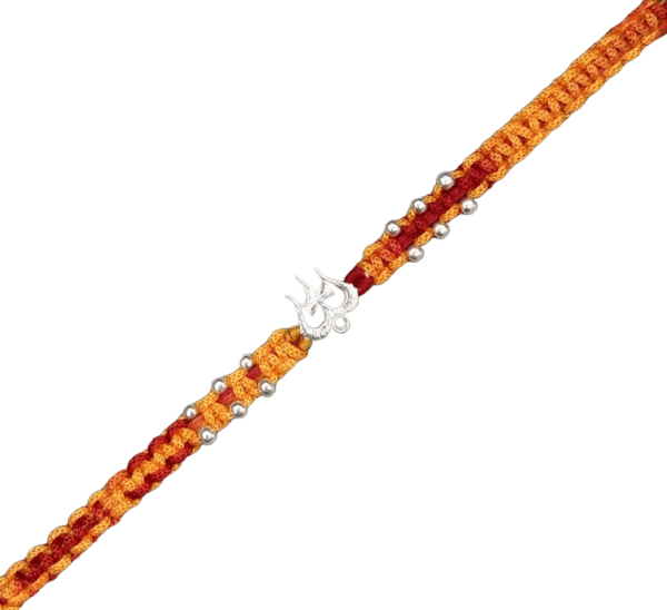 Premium silver rakhi for brother – Pure silver with detailed craftsmanship