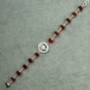 lord ganesha silver rudraksha bracelet