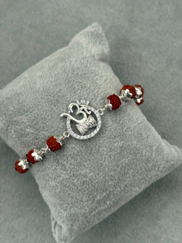 om damru Rudraksha Bracelet - Image 2