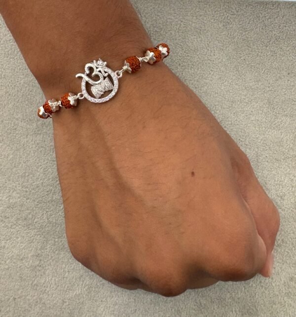 om damru Rudraksha Bracelet - Image 3