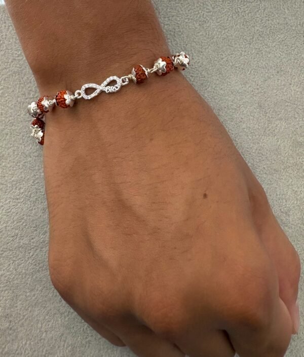 infinity rudraksha bracelet - Image 3