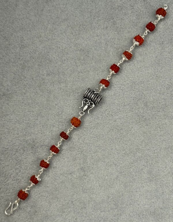 trishool damru Rudraksha Bracelet