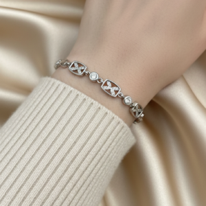 Bloom grace silver bracelet