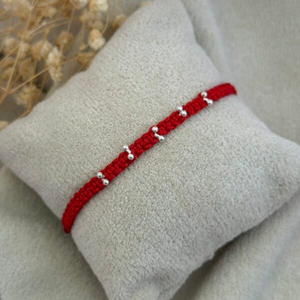 Gugru silver Rakhi