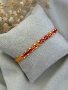20 ball moli silver rakhi