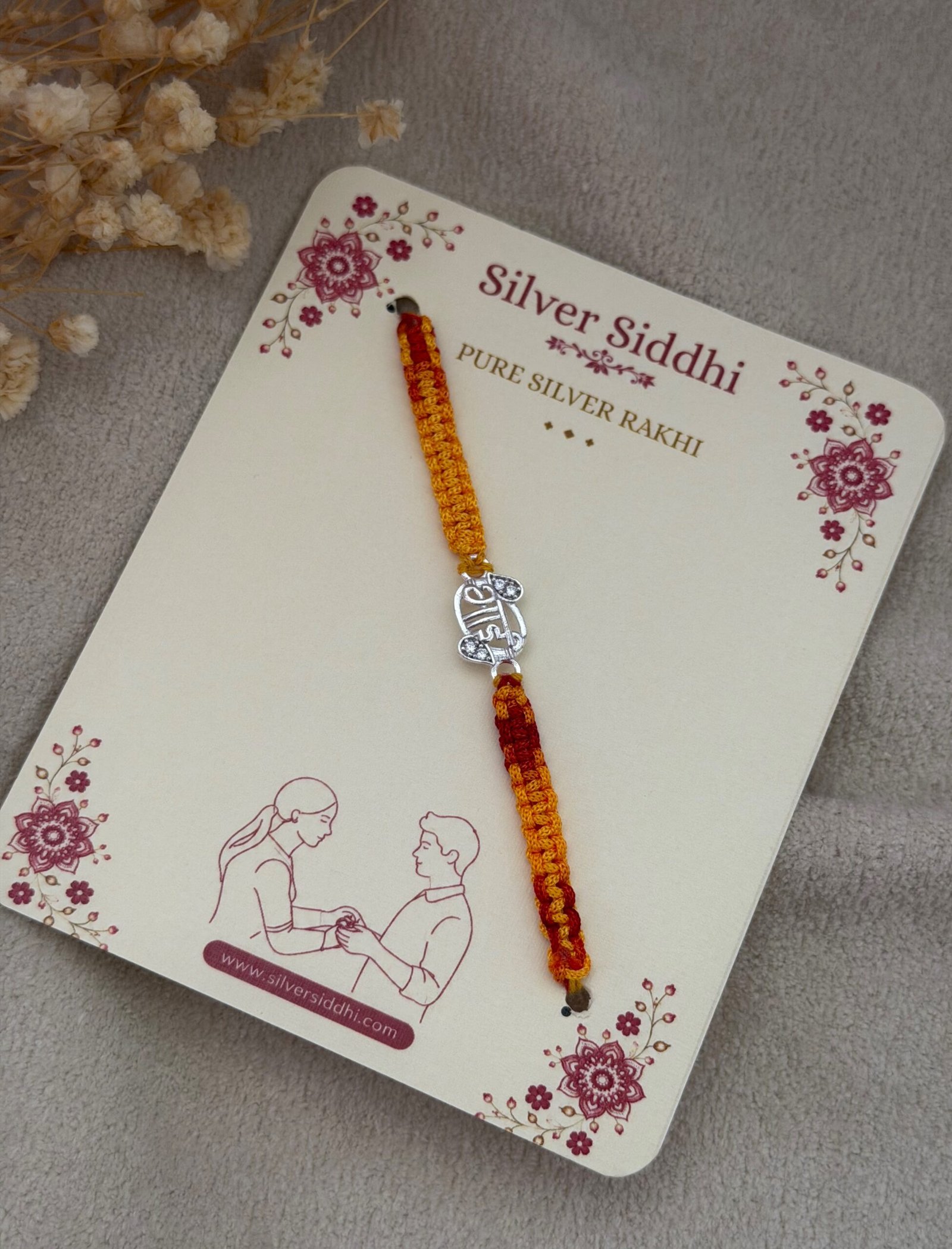 bhai silver rakhi - Image 3