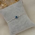 Evil Eye Silver Chain Rakhi