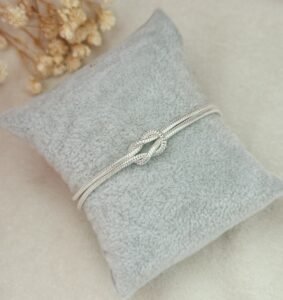 Infinity Knot Silver Chain rakhi