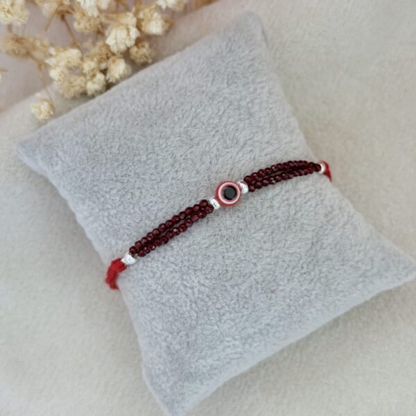 Pearl Silver Kids Rakhi