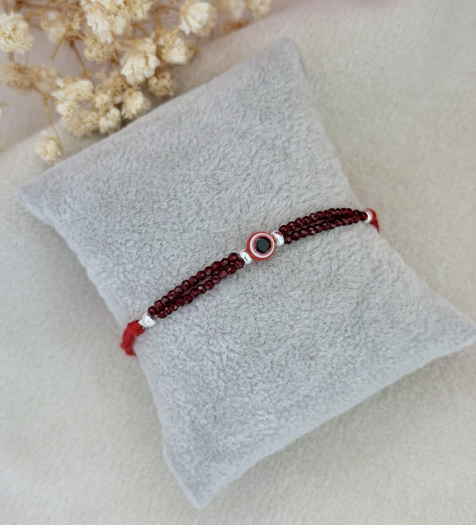 Pearl Silver Kids Rakhi