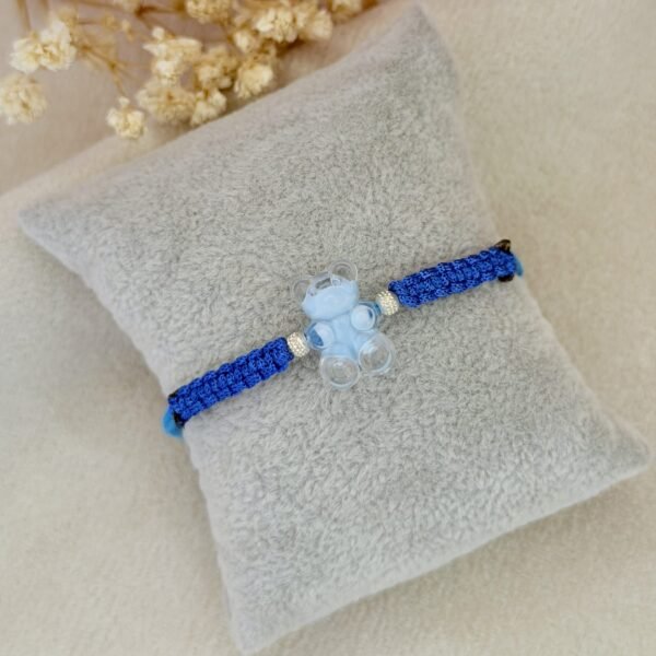 Teddy Silver Kids Rakhi