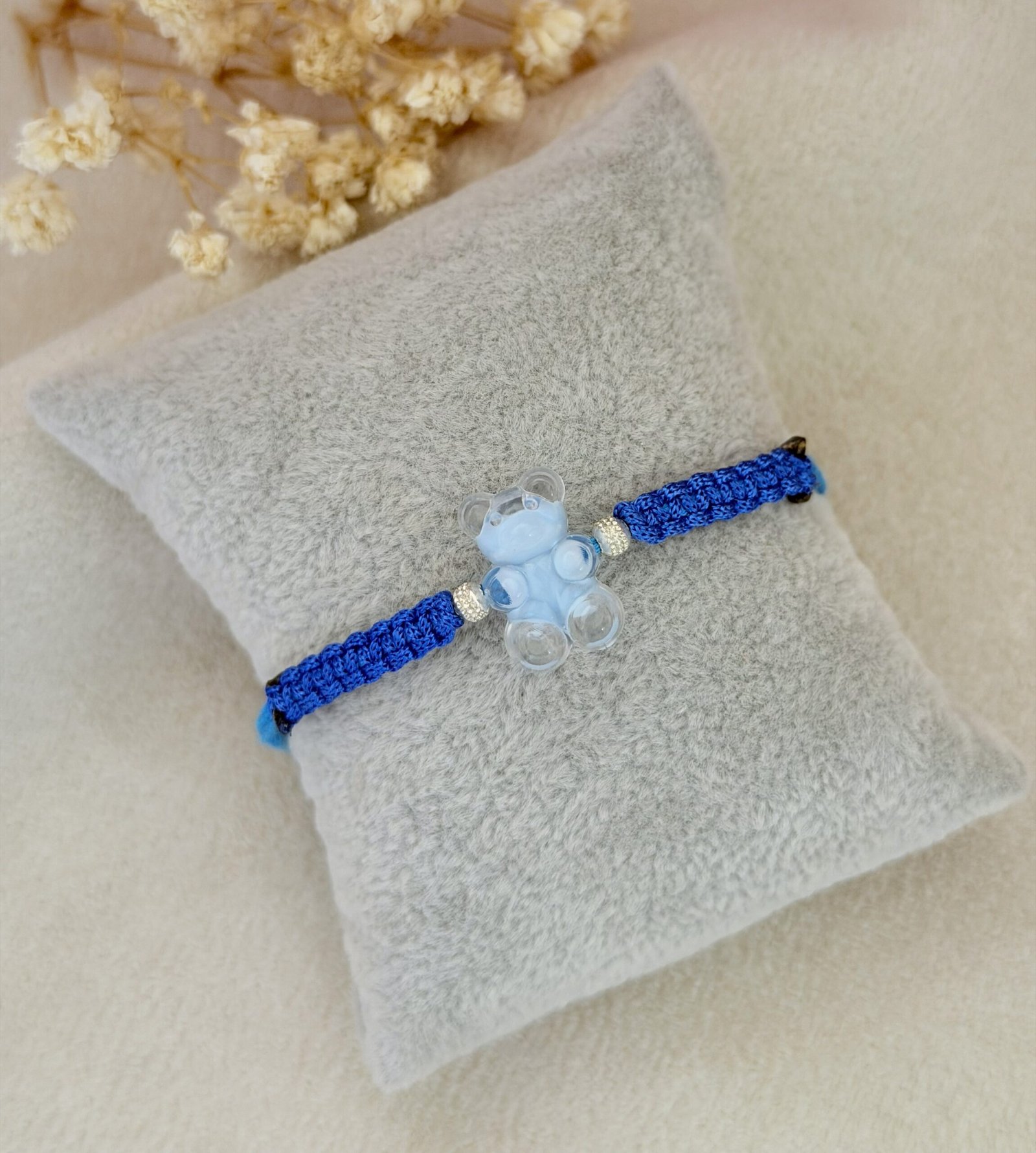 Teddy Silver Kids Rakhi