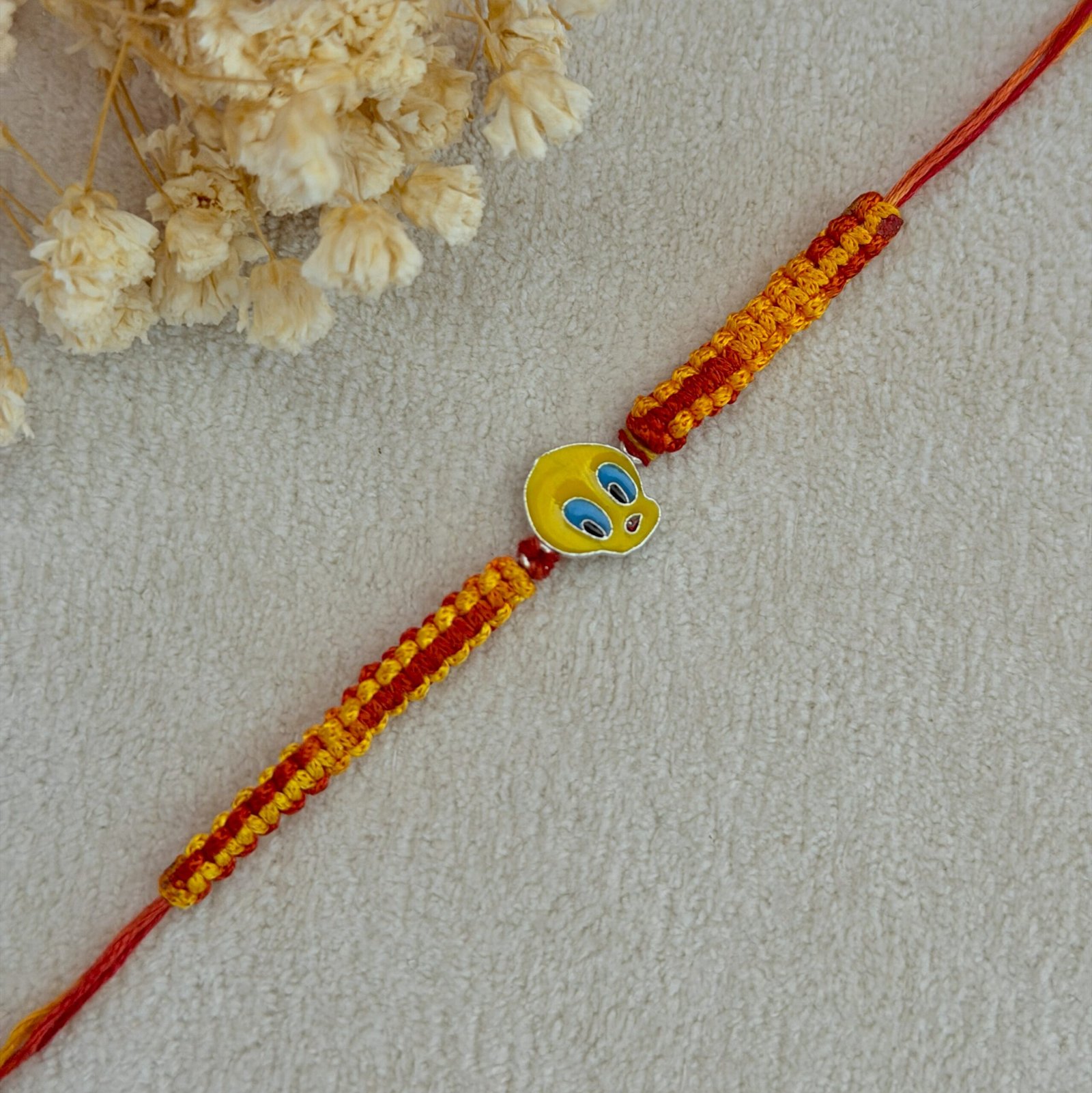 Sweaty Silver Kids Rakhi - Image 2