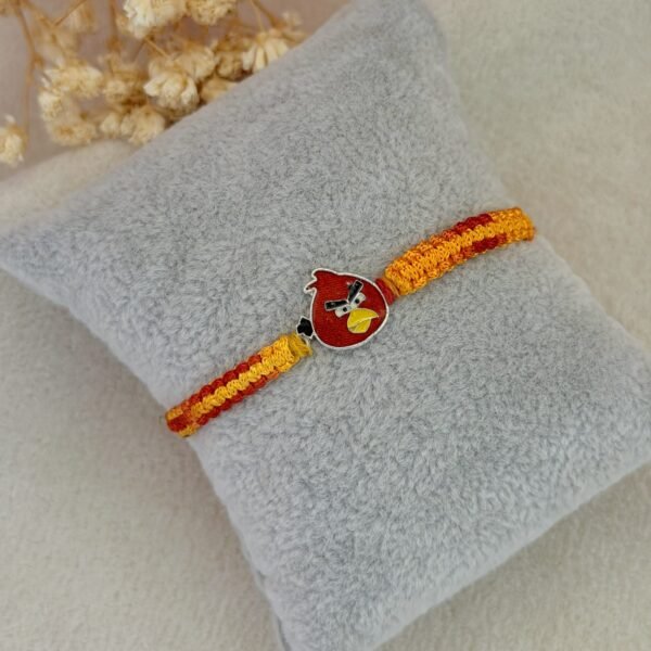 Angry Bird Silver Kids Rakhi