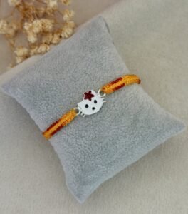 Kitty Silver Kids Rakhi