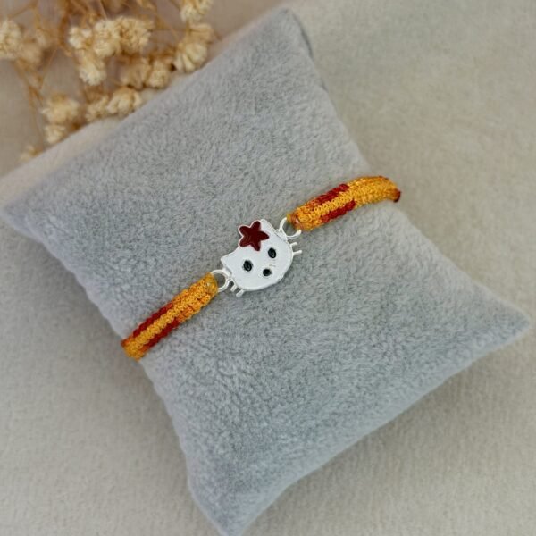 Kitty Silver Kids Rakhi