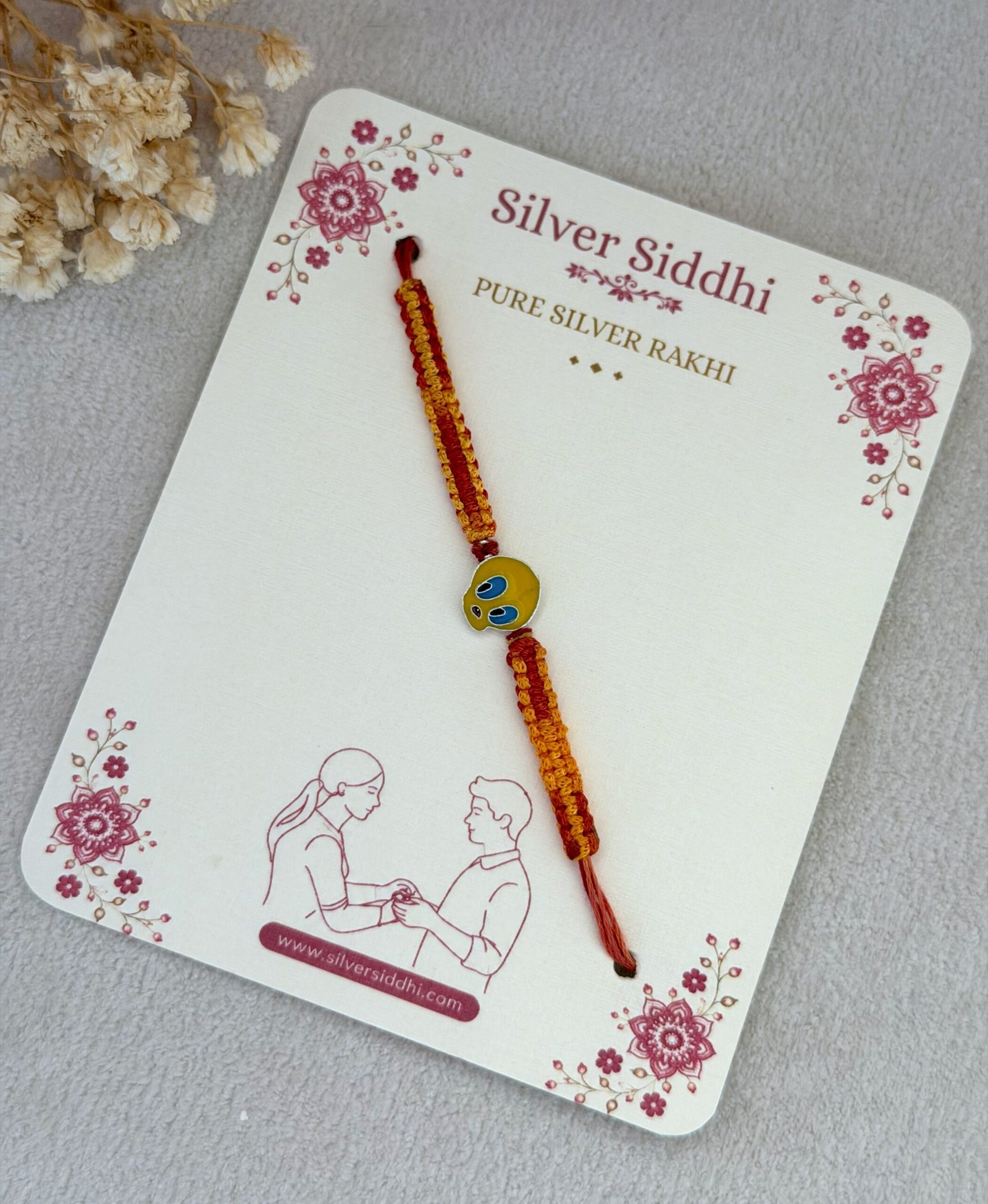 Sweaty Silver Kids Rakhi - Image 3