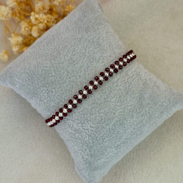 Red beads bracelet