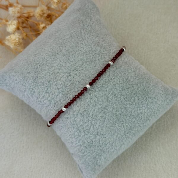 Red beads bracelet