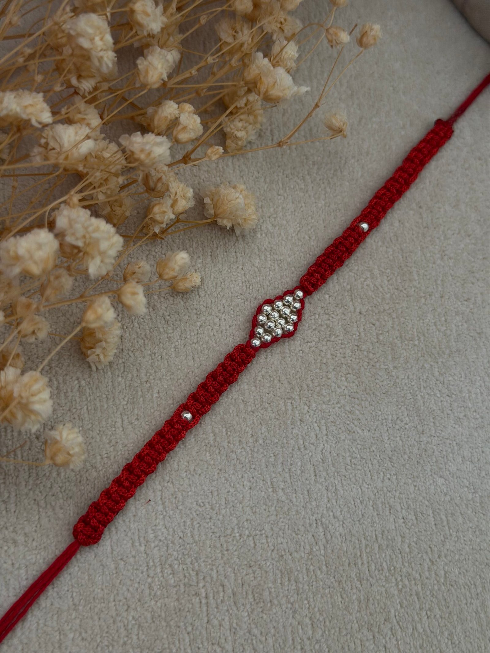 Barfi silver rakhi - Image 4